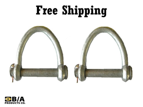 Quick Pin Web Shackle 6"