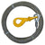 3/4" Steel Core, Winch Cable, Self Locking Swivel Hook