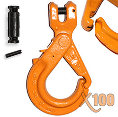 Grade 100 Clevis Self Locking Hook