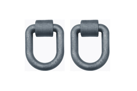 Extended 1" Weld on D-Rings Set of 2