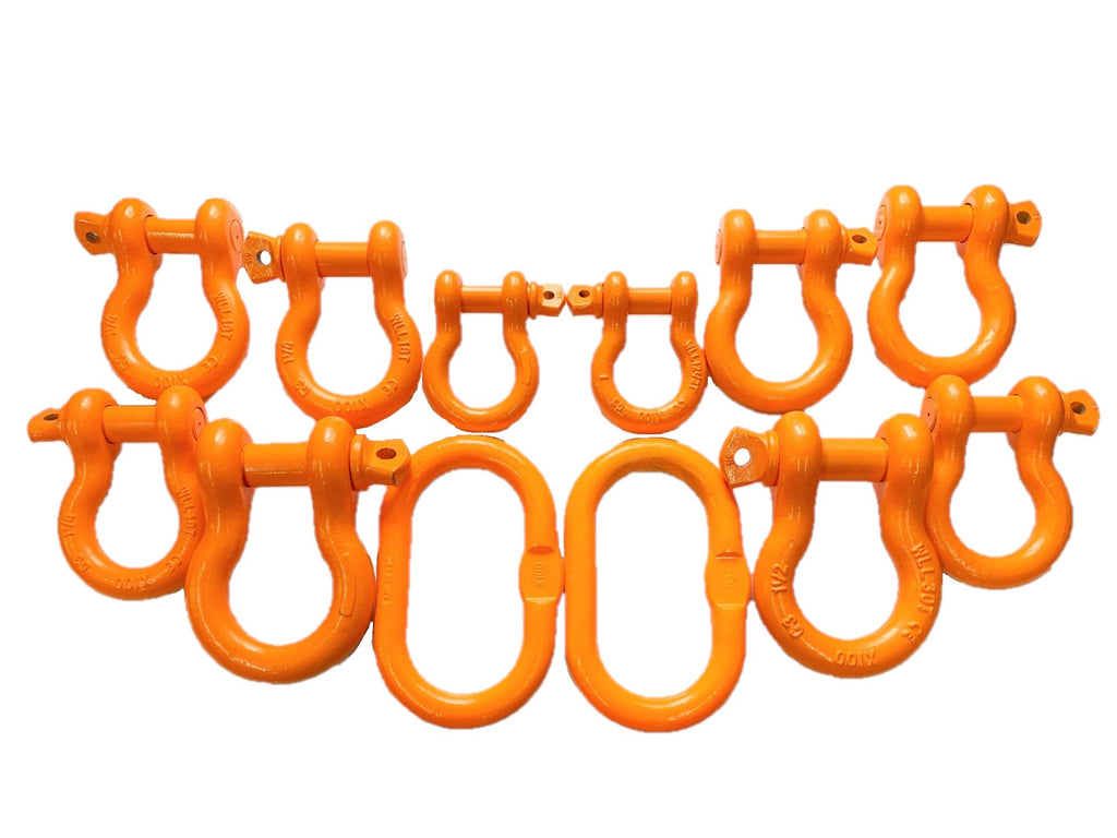 All Alloy High Strength Import Shackle Kit | Irish Iron Wrecker