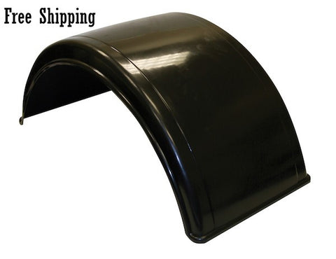 Buyers Smooth Poly Fender Kit 19.5" with Mounting Brackets