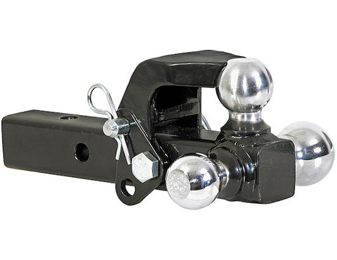 TRI-BALL HITCH WITH PINTLE HOOK