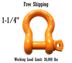 All Alloy Screw Pin Anchor Shackle 1-1/4"