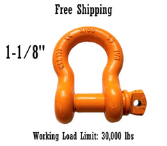 All Alloy Screw Pin Anchor Shackle 1-1/8"