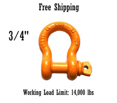 All Alloy Screw Pin Anchor Shackle 3/4"