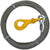 3/8" Steel Core, Winch Cable, Self Locking Swivel Hook